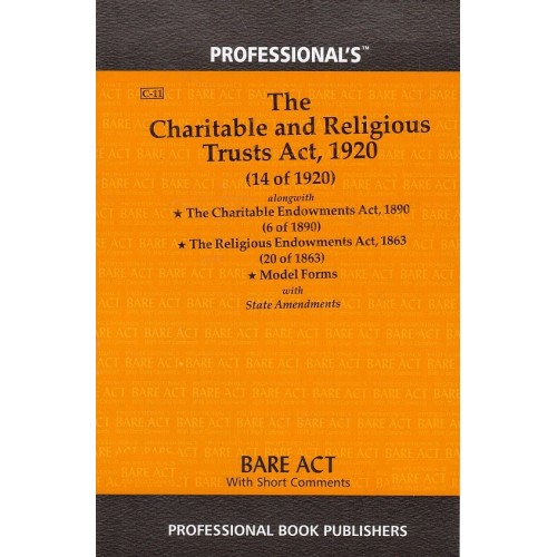 Professional's The Charitable and Religious Trusts Act, 1920 Bare Act